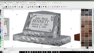 Applying 3D Perspective to a Stone