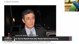 Ex-Bernie Madoff Aide Dies Weeks Before Sentencing