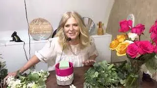 FLORAL PIECES FOR SHOWERS #flowerboss Kate Spade inspired