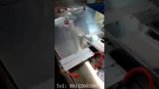 Semi automatic single bag heating side facial tissue packing sealing machine