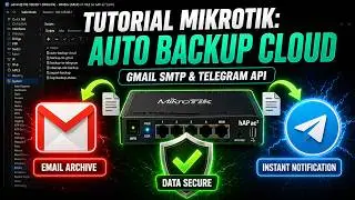 Automated MikroTik Backup Tutorial: Gmail SMTP Script & Telegram Bot API