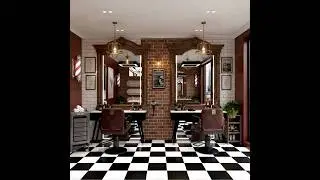 Chop Shop Checker &ndash; Barbershop Checkerboard Tile Look | CoCo Tiles & Mosaics