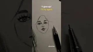 midnight motivation 🤓 #sketchbook #pencildraw #drawanderase #artetradicional