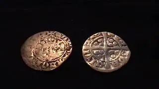 Edward I London mint silver pennies flip