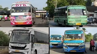 Dharbar Chumma Kizhi Song All Buses mixed version | TNSTC Buses | Dharbar Remix Tamil Movie Songs
