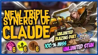 BEST TRIPLE SYNERGY OF CLAUDE ! CLAUDE 6 EMPIRE + 6 WRESTLER + 6 WESTERN DESERT ! MOBILE LEGENDS