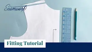 Fitting Tutorial: How to Adjust Shoulder Slope on a Sewing Pattern