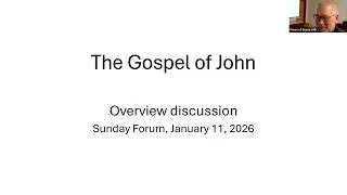 01/11/26 - Sunday Forum