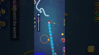 worms zone io 🐛🪱 game play magic color worm #wormszone #wormszoneio #wildspike #gamingchannel #best