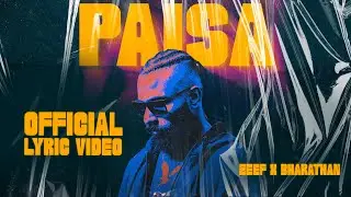 Zeef x Bharathan | Paisa [Official Lyric Video] | Latest Malayalam Rap