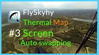 Flyskyhy App Tutorial : Thermal map Auto swapping. Cambio automático de pantallas.