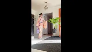 Peach Blur Kimono w/ same color Obi