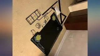 Atlantic Gaming Desk Viper 3000 - Computer Gaming Desk, LED Illumination, Three USB 3.0 Po