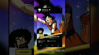beerus throws Goku far away #dragonball #dragonballsupermovie #goku #dbheros