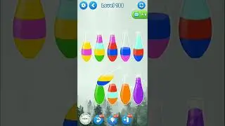 Water Sort Puzzle Game Level 188 #watersortpuzzle #watersortgame #mobilegame #colorpuzzle #games