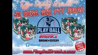 2019 Topps Holiday Baseball 4X MEGA Box PYT Break #251224