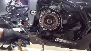 2009 -2012 Kawasaki Ninja ZX6R - How to replace a Clutch - DIY