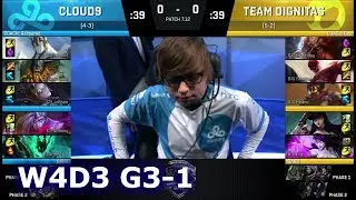 Cloud 9 vs Dignitas | Game 1 S7 NA LCS Summer 2017 Week 4 Day 3 | C9 vs DIG G1 W4D3