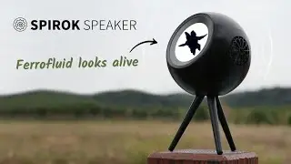 Now on Kickstarter: Spirok Star: A Tech Art Speaker With Ferrofluid Dancing