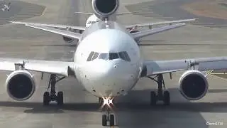 Two Gorgeous looking MD-11F leaving from Mumbai International Airport