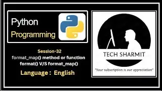format_map() function or method in Python | methods in python | function in python | Python course |