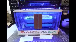 Comic Book Cleaning light box Chamber cooling and uv lighting