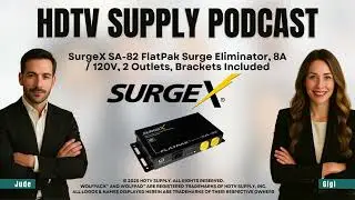 SurgeX SA-82 FlatPak Surge Eliminator, 8A / 120V 2 Outlets #hdtvsupply #surgex #flatpak #SA-82 #SA82