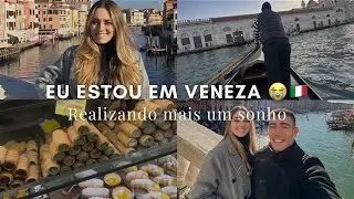 EU NUNCA ACHEI QUE ESTARIA AQUI… realizando meu sonho em Veneza 🇮🇹✨