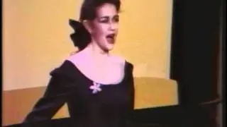 1987: Bronwyn Clark, mezzo soprano opera singer, in the Finals of the Australian Singing Competition
