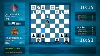 Chess Game Analysis: Jerry Konick - Thunderdog13, 0-1 (By ChessFriends.com)