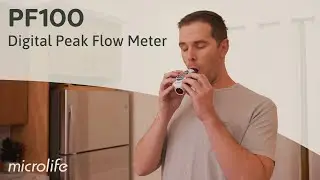 Microlife Digital Peak Flow Meter (Tests PEF / FEV1), Monitor Asthma, COPD & other Lung Conditions