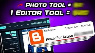 Create a PHOTO EDITOR Tool on Blogger & Make Money (No Coding)