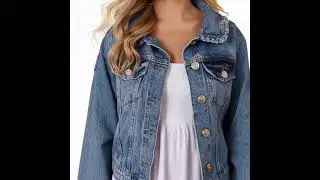 River Island Petite Blue Denim Jacket &ndash; Size 8 AU  #chicwardrobe RiverIsland #DenimJacket