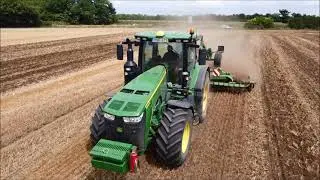 John Deere 8245 R + AMAZONE CatrosXL 6003 2TS rövidtárcsa / 2021