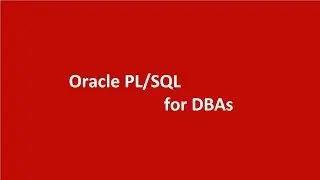 Oracle PL/SQL for DBAs
