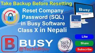 Forgot BUSY Software Password? 😱 Reset Username & Password Easily (SQL Database) 🔓100% Working