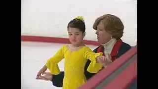 Sierra at ice skating competition in California