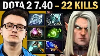 Invoker Pro Mid with Windwaker and 22 Kills - Dota 7.41