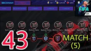 FIFA 21 Mobile | BECKHAM - CAREER 4 - Match (5) |  FIFA Mobile 21 Gameplay 43 | HZ Gamer