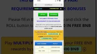 Free #BNB #Binance Coin Crypto Faucet Earn Free Coins Hourly Quick Payments