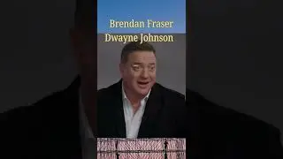 Brendan Fraser   Dwayne Johnson    #movie #shortsvideo #interview #actor