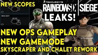 R6 Leaks GAMEPLAY Season 4! SKYSCRAPER REWORK (New ops, NEW SIGHTS, New elites, New uniforms)