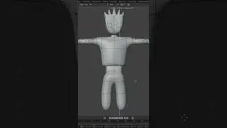 [Blender3D] Making: Hitmonchan from Pokemon #blender3d #pokemonfanart  #hitmonchan