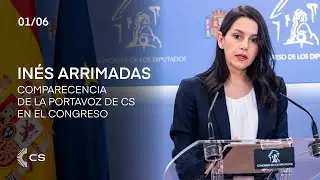 Comparecencia de la portavoz de CS en el Congreso Inés Arrimadas #EnDirecto
