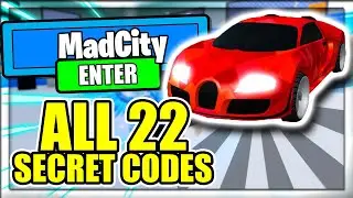 ALL *22* NEW SECRET UPDATE CODES! Mad City Roblox