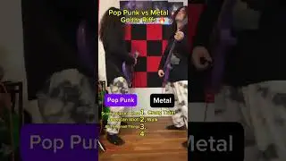 Pop Punk vs Metal Guitar Riffs 🎸😭 #guitarvideo #guitarcraft #guitar #guitarist #guitarboy #guitars