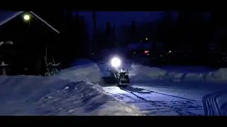 Тест самодельных гусеничных саней в глубоком снегу | Обзор характеристик самодельных снегоходов