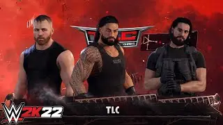 The Shield Roman Reigns Vs Dean Ambrose Vs Seth Rollins | Triple Threat Match - WWE 2K22 PS5 [4K]