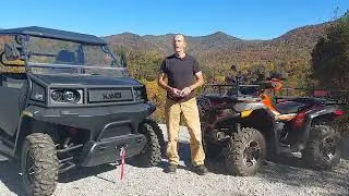 Kandi side by side and Cforce 600 on the trails @thekingrexway @GLifeUTV