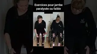 Exercices pour jambe faible ou paralys&eacute;e / short